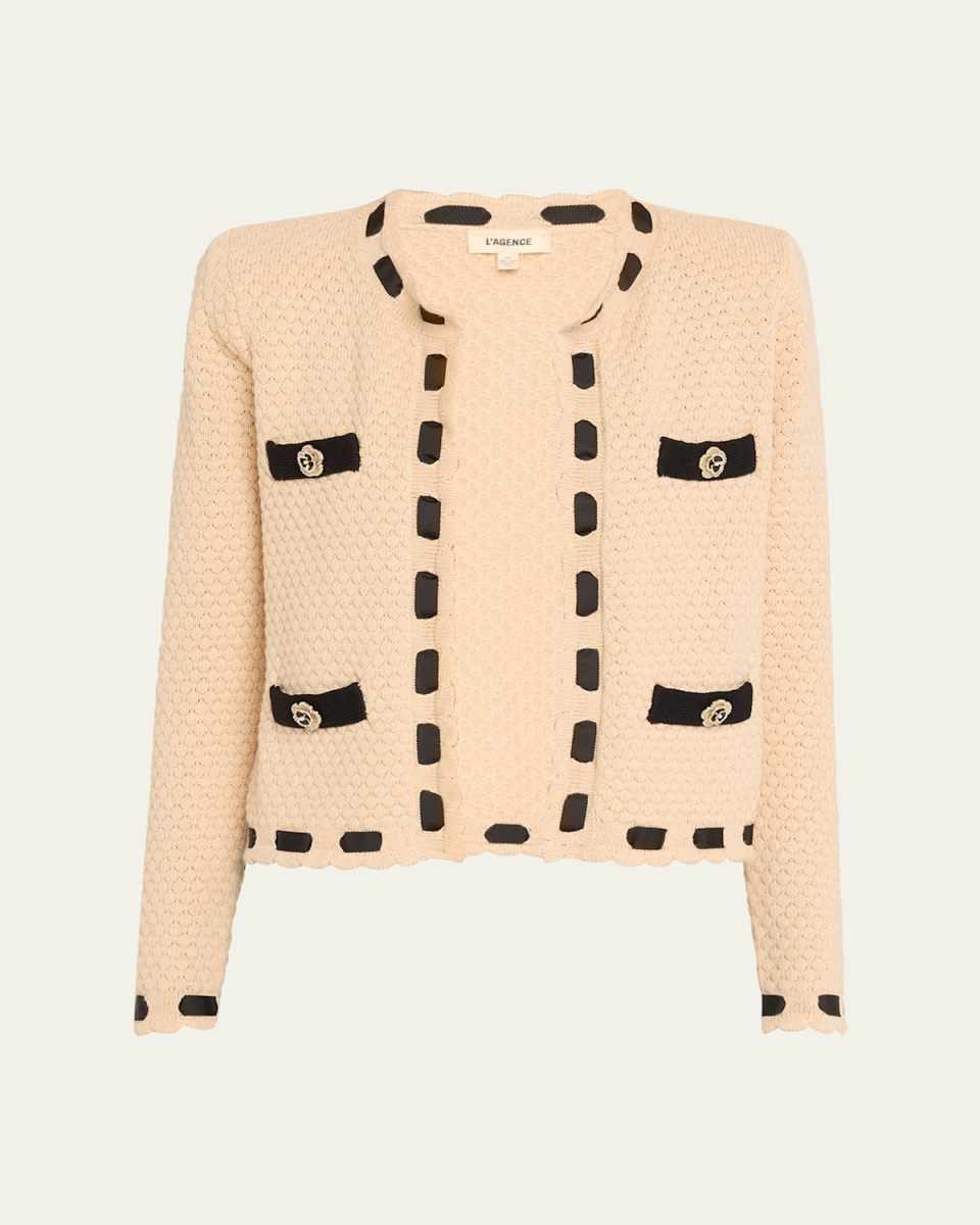 Astor Contrast Trim Cardigan